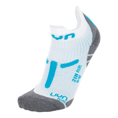 Socken UYN Run 2In Damen White Turquoise