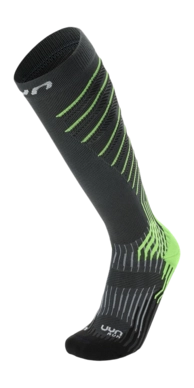 Sokken UYN Women Run Compression Onepiece 0.0 Grey Lime