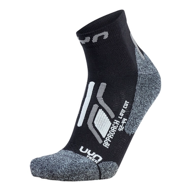 Hiking Socks UYN Women Trekking Approach Low Cut Black Grey