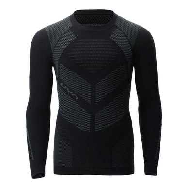Ondershirt UYN Men Ambityon Armor Uw L/S Round Neck Black Anthracite