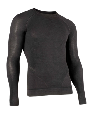 Maillot de Corps UYN Homme Fusyon Cashmere Uw Lg_Sl Black