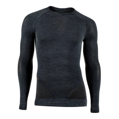 Maillot de Corps UYN Homme Fusyon Cashmere Uw Lg_Sl Grey Rock Brown