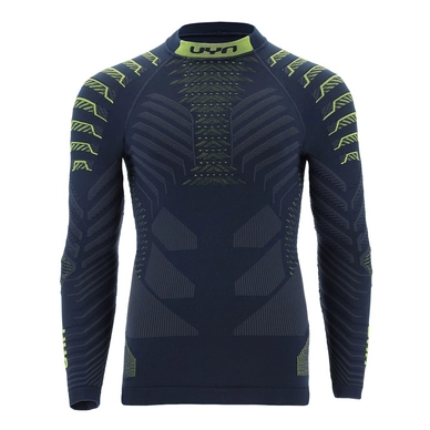 Undershirt UYN Men Resilyon Uw L/S Turtle Neck Dark Blue Yellow