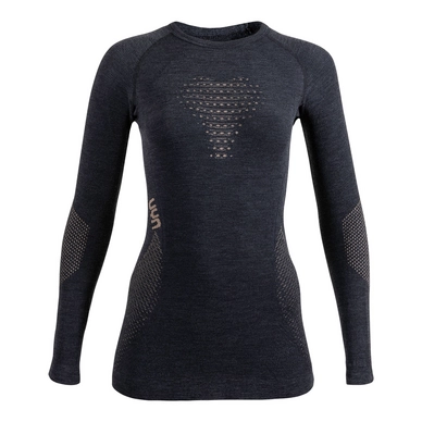 Funktionsshirt UYN Fusyon Cashmere Uw L/S Damen Grey Stone Copper