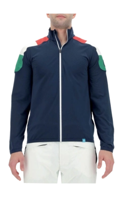 Skipullover UYN Natyon Tricolor 2Nd Layer Full Zip Herren Deep Blue