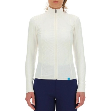 Ski Sweatshirt UYN Women Chalet 2nd Layer Full Zip White