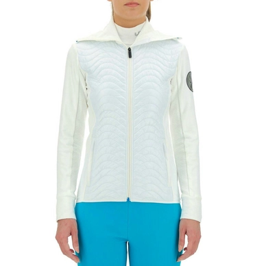 Pull de Ski UYN Women Warmup Padded Softshell Full Zip Blanc Blanc