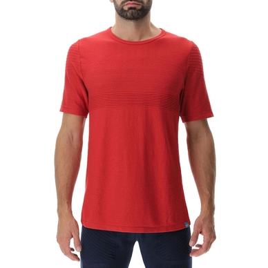 T-Shirt UYN Men Natural Training OW S/S Pompeian Red