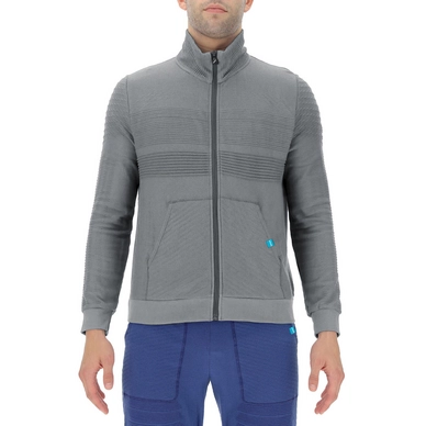 Sweatjacke UYN Natural Training OW Full Zip L/S Herren Grey Melange