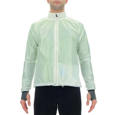 Sweatjacke UYN Running Luminance Jacket Herren Off White Plum Black
