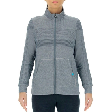 Gilet UYN Women Natural Training OW Full Zip L/S Grey Melange