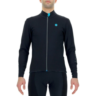 Fietsjack UYN Men Fullshell Aerofit Jacket Black Black Turquoise