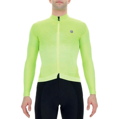 Maillot de Vélo UYN Men Airwing Winter OW L/S Yellow Black