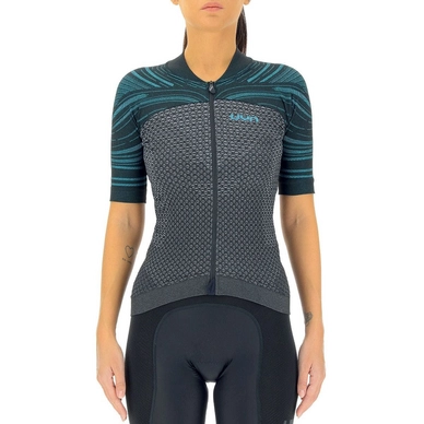 Fietsshirt UYN Women Coolboost OW S/S Star Grey Curacao