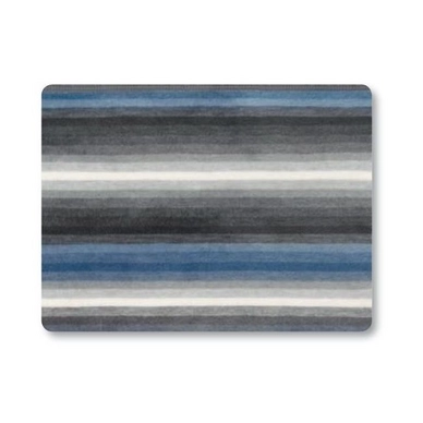 Plaid Ibena Sorrento Grijs/Blauw