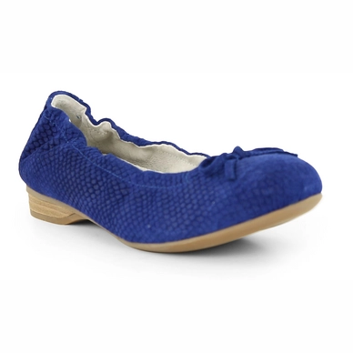 JJ Footwear Columbia Ballerines Kobalt Bleues Daim - Largeur de pied H