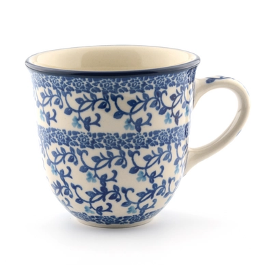 Tazza con manico Bunzlau Castle Tulp Ø 8 cm / 200 ml, Blu Teneri ramoscelli