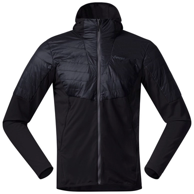 Pull de ski Bergans Men Senja Midlayer Hood Jacket Noir