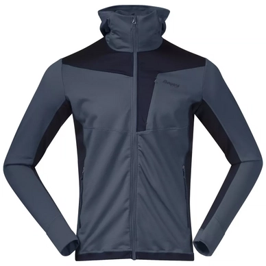 Gilet Bergans Men Skaland Hood Jacket Bleu