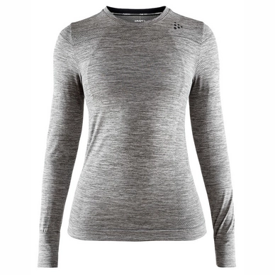 Funktionsunterhemd Craft  Fuseknit Comfort RN LS Dark Grey Melange Damen