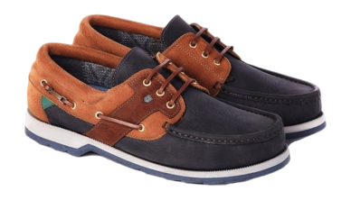 Dubarry Clipper Navy Brown Leather 32