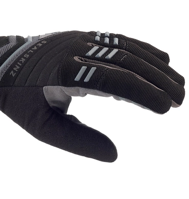 Fietshandschoen Sealskinz Unisex Dragon Eye Trail Black Anthracite Grey