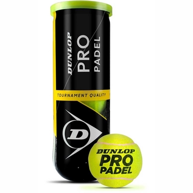 Padel Bal Dunlop Pro Padel 3-Tin