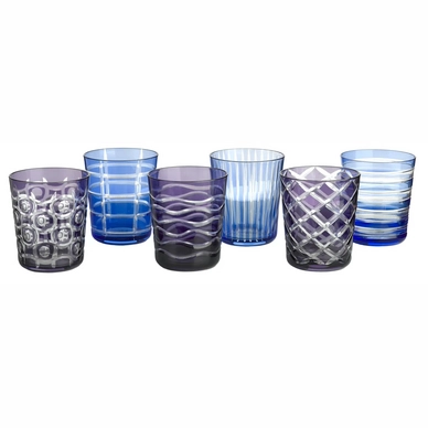Tumbler POLSPOTTEN Cobalt Mix (6er-Set)