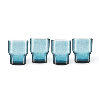Tumbler POLSPOTTEN Bubbles Dark Blue (Set van 4)
