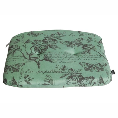 Zitkussen Hartman Papillon Green Rond (46 x 45 cm)
