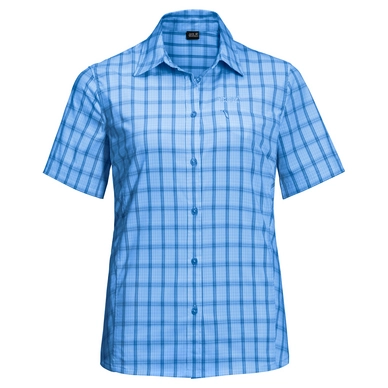 Shirt Jack Wolfskin Women Centaura Cool Water Checks