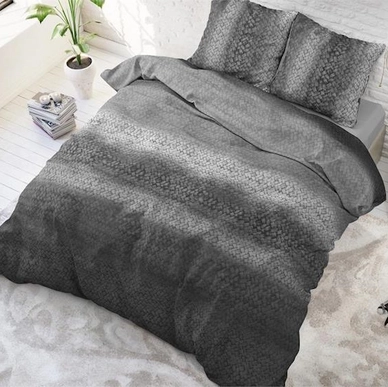 Dekbedovertrek Dreamhouse Gradient Knits Anthracite Katoen
