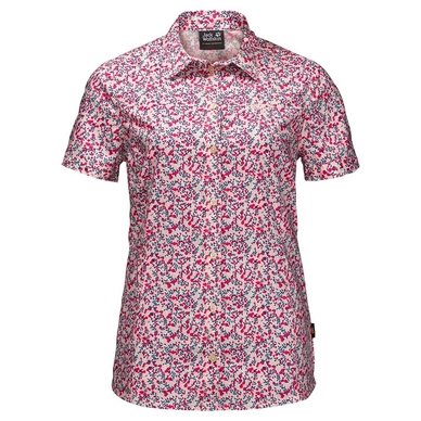 Blouse Jack Wolfskin Sonora Millefleur Shirt Tropic Pink All Over