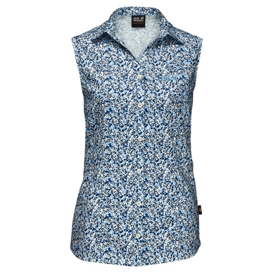 Chemise Jack Wolfskin Sonora Millefleur Sleeveless Ocean Wave All Over