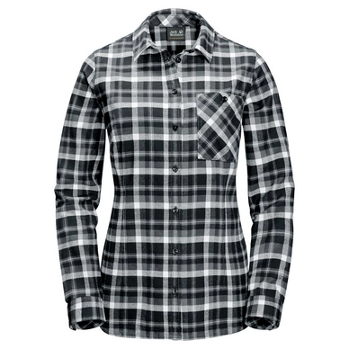 Shirt Jack Wolfskin Women Banff Park Black Checks