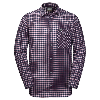 Shirt Jack Wolfskin Men Fraser Island Night Blue Checks