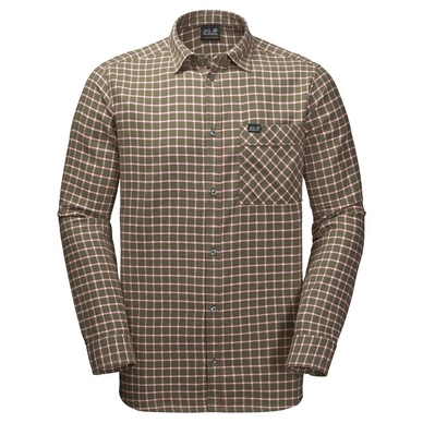 Shirt Jack Wolfskin Men Fraser Island Woodland Green Checks