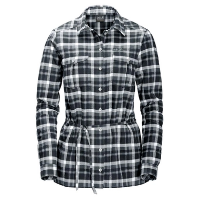 Shirt Jack Wolfskin Women Campbell River Black Checks