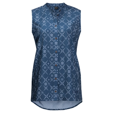Vest Top Jack Wolfskin Women Sonora Maori Ocean Wave All Over