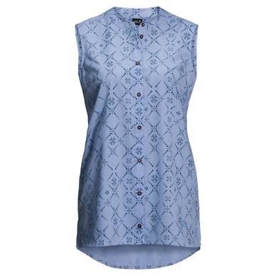 Vest Top Jack Wolfskin Women Sonora Maori Shirt Blue All Over