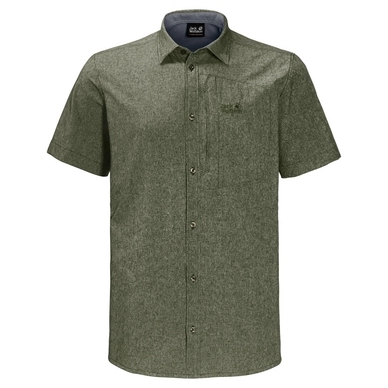 Shirt Jack Wolfskin Men Barrel Woodland Green