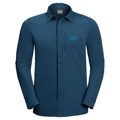 Hemd Jack Wolfskin Hilltop Trail Poseidon Blue Herren