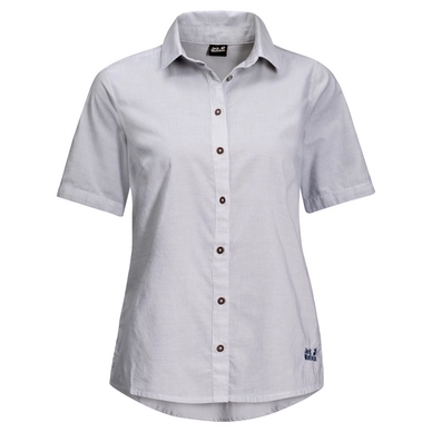 Blouse Jack Wolfskin Women Indian Springs White Rush Stripes 2019