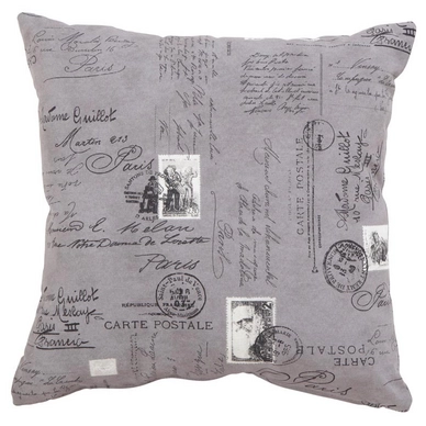 Sierkussen Hartman Paris Postcard Grey