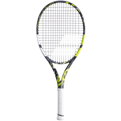 Raquette de Tennis Babolat Pure Aero Junior 26 S CV Gris Jaune Blanc (cordée)