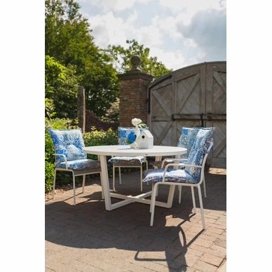 Tuinkussen Hartman Carreau Blue Lage Rug