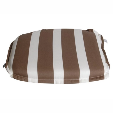 Sitzkissen Hartman Roma Taupe Rund (46 x 45 cm)