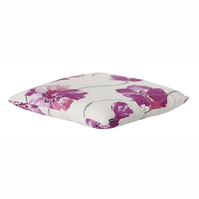 Zitkussen Hartman Blume Ecru Rits (50 x 50 cm)