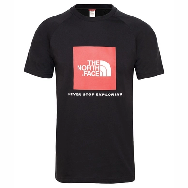 T-Shirt The North Face Men Raglan Red Box SS TNF Black