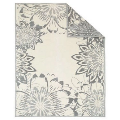 Jacquard Decke Ibena Sorrento Silbergrau